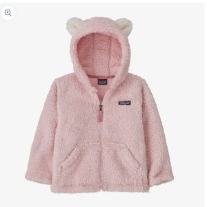 Patagonia Baby Furry Friends Hoodie Pink Size 6-12M